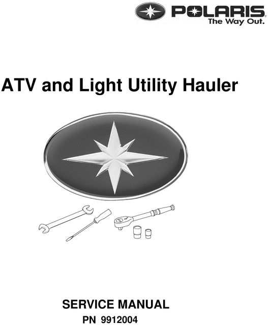 Product picture Polaris atv factory service manual 1985-1995 all models